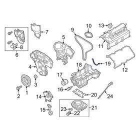 111217Y010 INFINITI OE Rear Engine Oil Pan Gasket QX60