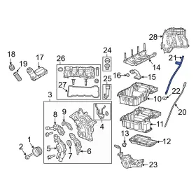 68105199AC JEEP OE Engine Oil Dipstick Tube Cherokee