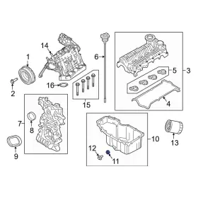 68526360AA JEEP OE Engine Oil Drain Plug Renegade