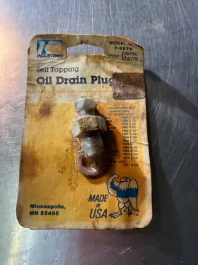 7-2575 KB INDUSTRIES Nos Tapping Oil Drain Plug Amc Pontiac