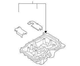 451212 MAZDA Oil Pan