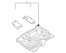 L309-10-400C MAZDA Oil Pan Turbocharger Tribute