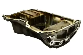 L3N5-10-401 MAZDA Gas Engine Motor Lower Oil Pan Unit Fwd #2