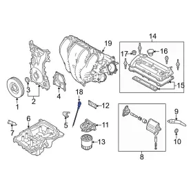 L3G610450F MAZDA OE Engine Oil Dipstick