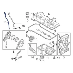 ZJ0210450 MAZDA OE Engine Oil Dipstick