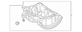 Mercedes-benz 139-010-94-03 Genuine Mercedes-benz Oil Pan