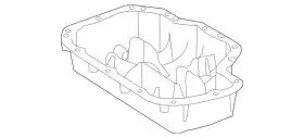 176-010-45-01 MERCEDES Engine Oil Pan