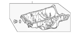 177-010-50-09 MERCEDES Oil Pan