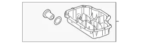 278-010-18-28 MERCEDES Oil Pan Lower SL63