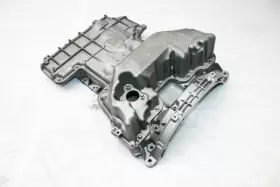 311-58638 MERCEDES Engine Motor Oil Pan Upper Lower Set C32 #2