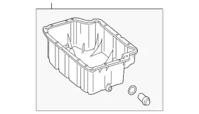 651-010-03-13 MERCEDES Oil Pan