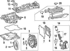 654-010-34-14 MERCEDES Crankcase GLC300 654-010-34-14 MERCEDES Crankcase GLC300
