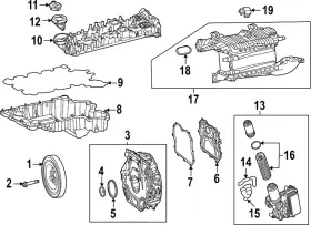 654-014-09-00 MERCEDES Oil Pan C300