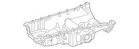 Mercedes-benz 656-010-39-01 Genuine Mercedes-benz Oil Pan