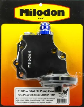 21205 MILODON Billet Oil Pump Cover