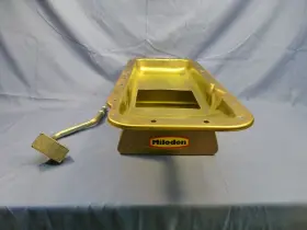 30930 MILODON Big Block Zinc Strip Oil Pan Mopar Street #2