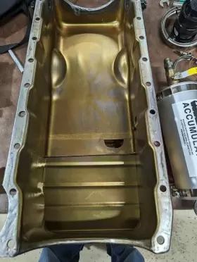 30975 MILODON Strip Oil Pans Big Block 57 Chevy Street #3