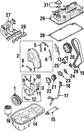 MD318675 MITSUBISHI Oil Pan Mirage