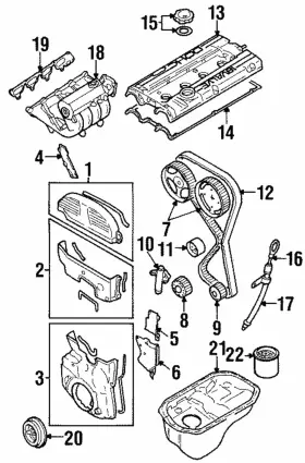 MD332043 MITSUBISHI Oil Pan Eclipse