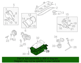 MD374966 MITSUBISHI Oil Pan Montero #2 MD374966 MITSUBISHI Oil Pan Montero #2
