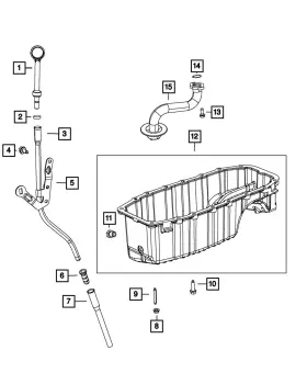 04892916AD MOPAR Engine Oil Pan