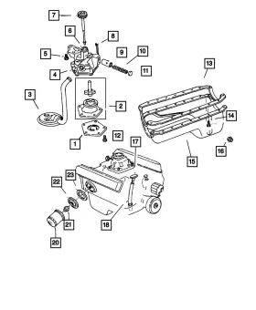 53020918 MOPAR Engine Oil Pan