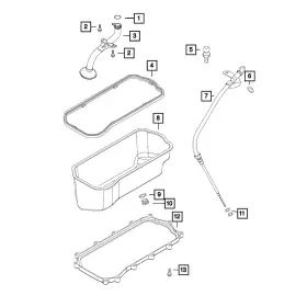 68096977AA MOPAR Oil Dipstick Seal Lower Promaster 1500 2500