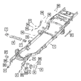 68360087AB MOPAR Oil Drain Tray 3500 Ram