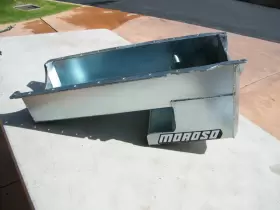 20433 MOROSO Engine Oil Pan Strip Big Block Chevy Street #2