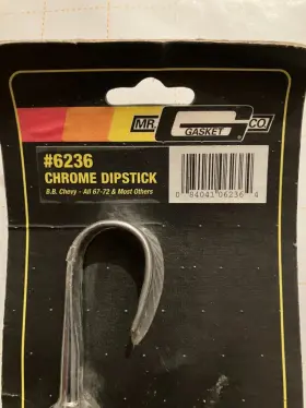 6236 MR. GASKET Big Block Chev Oil Dipstick Tube #2
