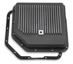 Mr Gasket 9795bmrg Mr. Transmission Oil Pan - Black Aluminum