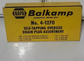 4-1270 NAPA Balkamp Tapping Drain Plug Box