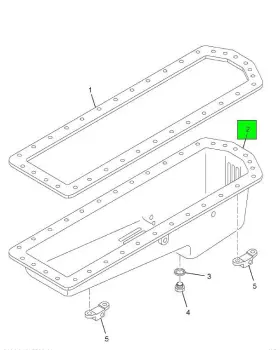 1801400C91 NAVISTAR Oil Pan International Gasket