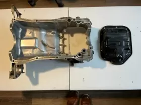 11110-AC70A NISSAN Upper Oil Pan 350Z G35 VQ35DE #2