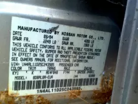 311-50459 NISSAN Oil Pan Cylinder Upper Altima #3