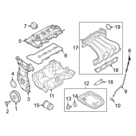 111403HC0A NISSAN OE Engine Oil Dipstick Versa