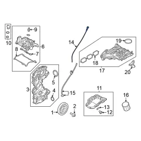 111406RC0B NISSAN OE Engine Oil Dipstick Rogue