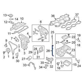 11150JF00A NISSAN OE Engine Oil Dipstick Tube Gt