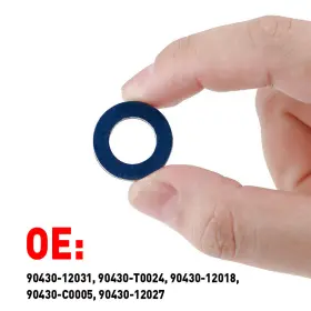 XPD-QCDP-16541 OXILAM Oil Pan Drain Plug Washer Gasket Car #3