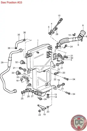 99620720671 PORSCHE Oil Tank Spacer 911
