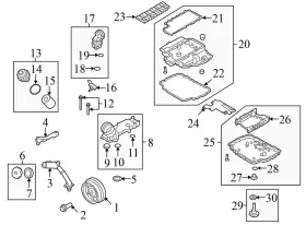 9A110101000 PORSCHE Engine Oil Windage Tray Separator Cayman #3