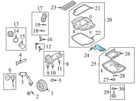 9A110742070 PORSCHE Engine Oil Separator Boxster #3