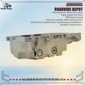 RVD194348D ROADVIBE-DEPOT Engine Oil Pan XC60 S60 S80 S90 V60