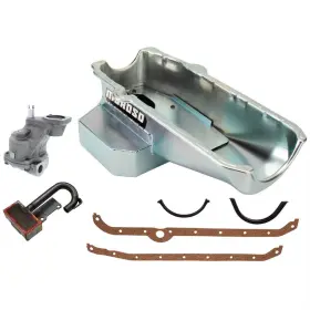 9108674 SPEEDWAY MOTORS Moroso Oil Pan High Volume Pump Block