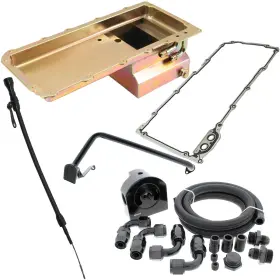 91604046 SPEEDWAY MOTORS Ls Swap Conversion Oil Pan Zinc Kit