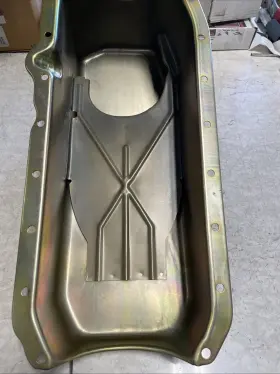 SUM-G3530 SUMMIT RACING Oil Pan Steel Zinc Up Chevy