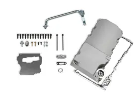 SS11002 SUPER SHOPS Ls Oil Pan Natural Cast Finish
