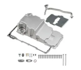 SS11004 SUPER SHOPS Ls High Tuck Oil Pan Natural Cast Finish