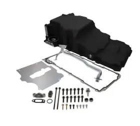 SS11009 SUPER SHOPS Ls High Tuck Oil Pan Bosses Finish