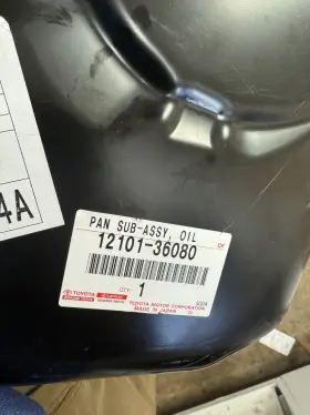 12101-36080 TOYOTA Pan Oil